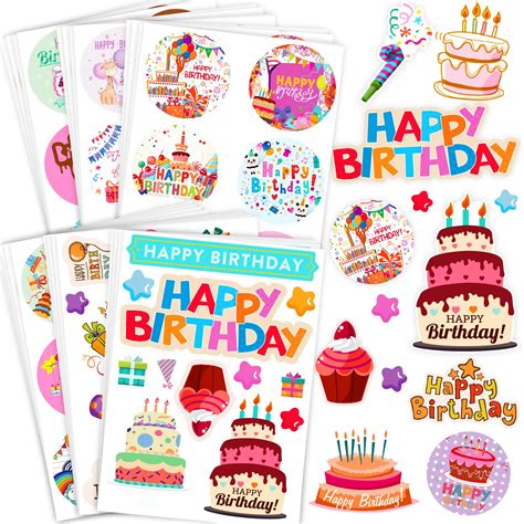 62 GIFS gratuits de Birthday Stickers